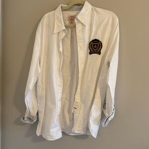 Brooks Brothers White Casual Button Down Shirt